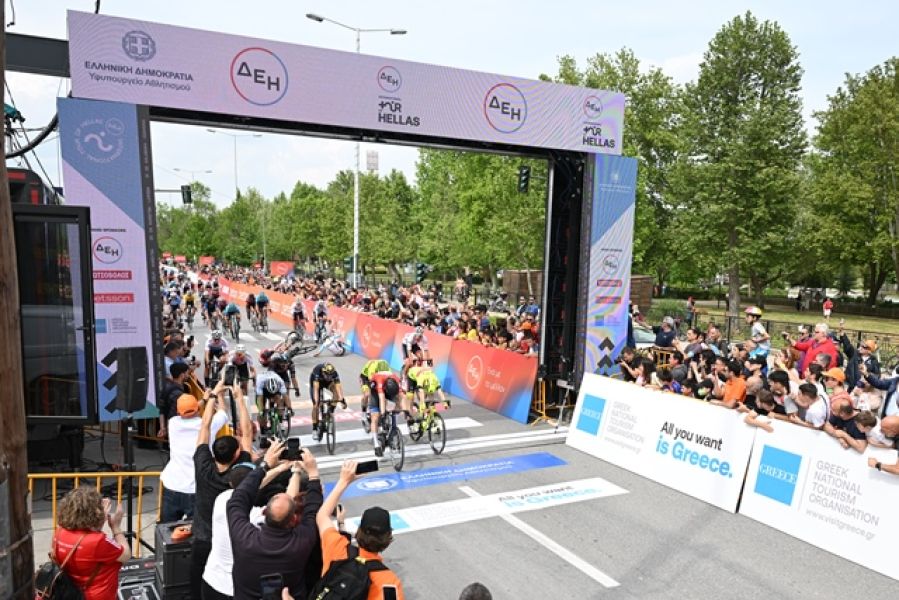 BhS Bornholm's Niels Lau Broge triumphs at the ΔΕΗ International Tour of Hellas fourth stage and recaptures the red jersey