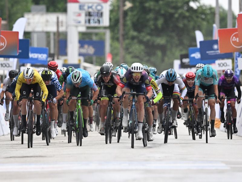 Felix Ritzinger claims the cyan jersey after a fantastic second stage-win