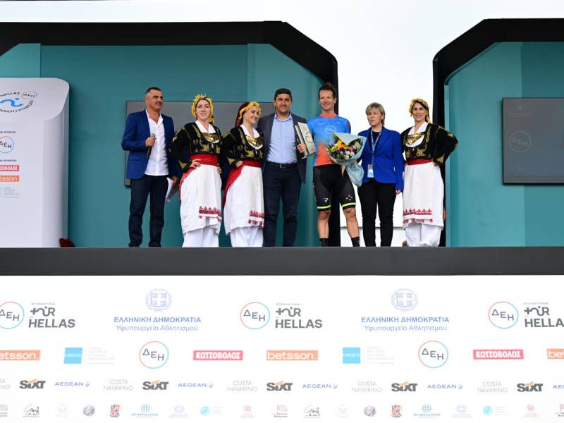 Bolton Equities Black Spoke dominate the Prologue of ΔΕΗ Tour of Hellas – Defending champion Aaron Gate gets off to a flying start